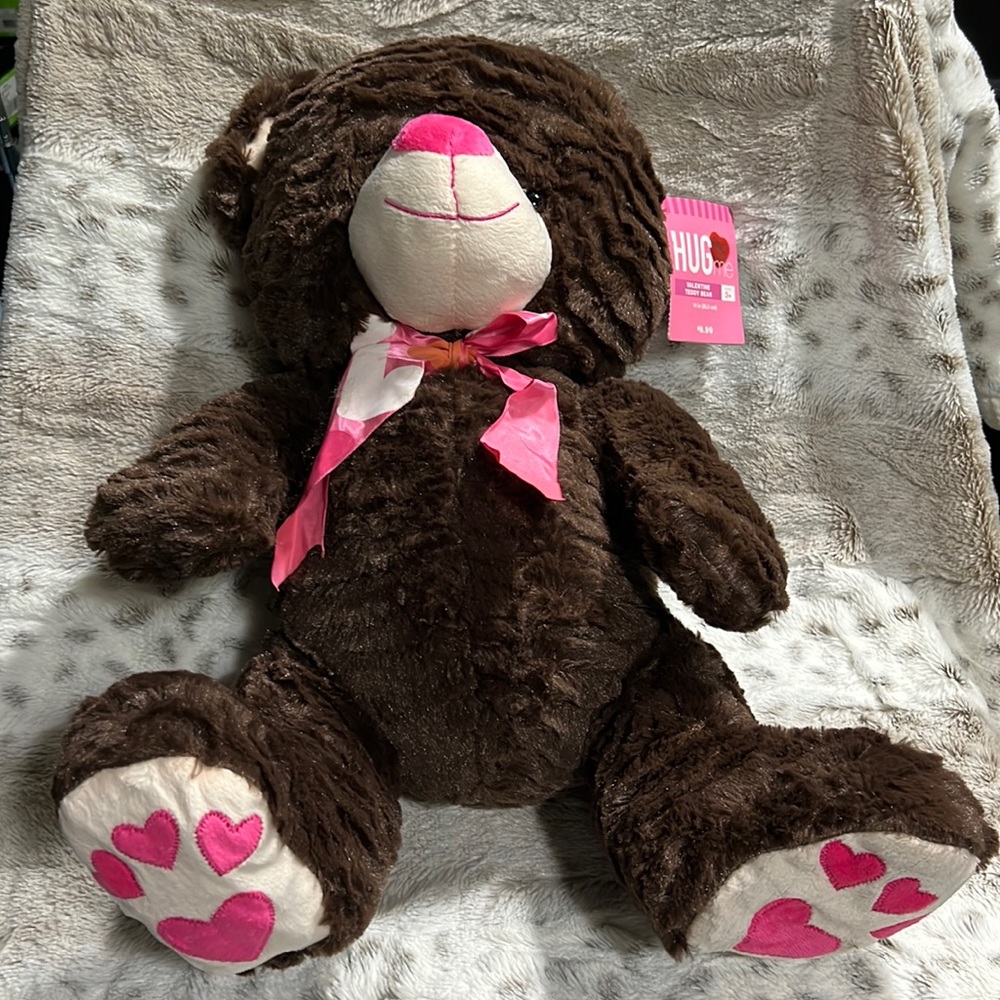 Dan dee teddy bear hug me valentine 14”